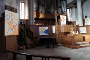 Ausstellung Erik Weiser "Das Neue Testament" in der Philippus Kirche Leipzig