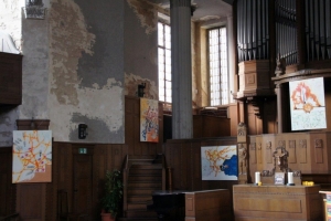 Ausstellung Erik Weiser "Das Neue Testament" in der Philippus Kirche Leipzig