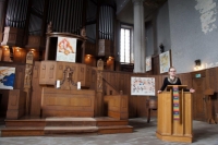 Ausstellung Erik Weiser "Das Neue Testament" in der Philippus Kirche Leipzig